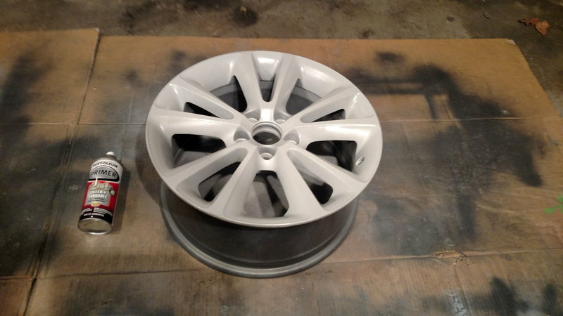 Illustration for article titled Sable, Volvo wheels, refinishing them